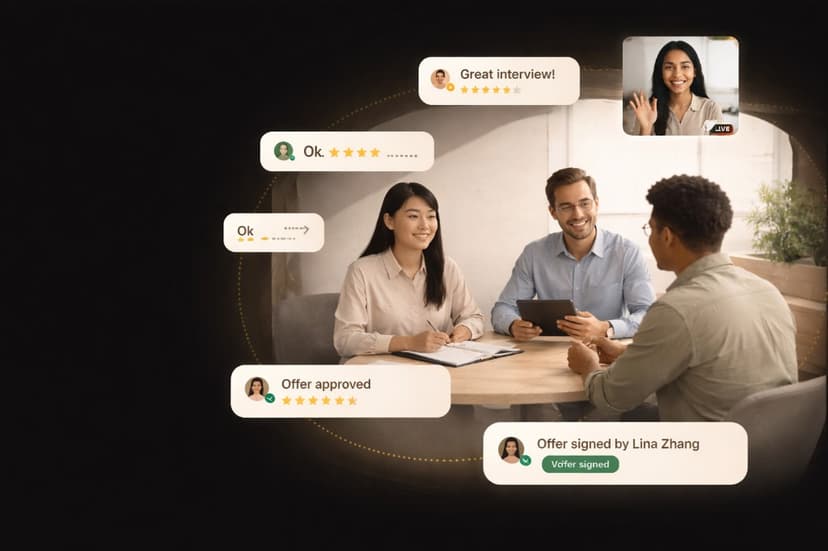 Successful interview and offer signed